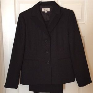All Black w/ Black Specs Pantsuit by Le Suit
